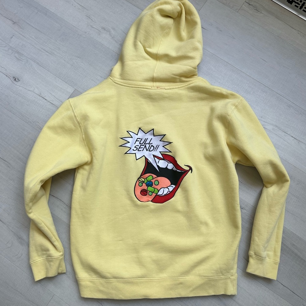 Full Send Nelk Boys Yellow Candy Hoodie